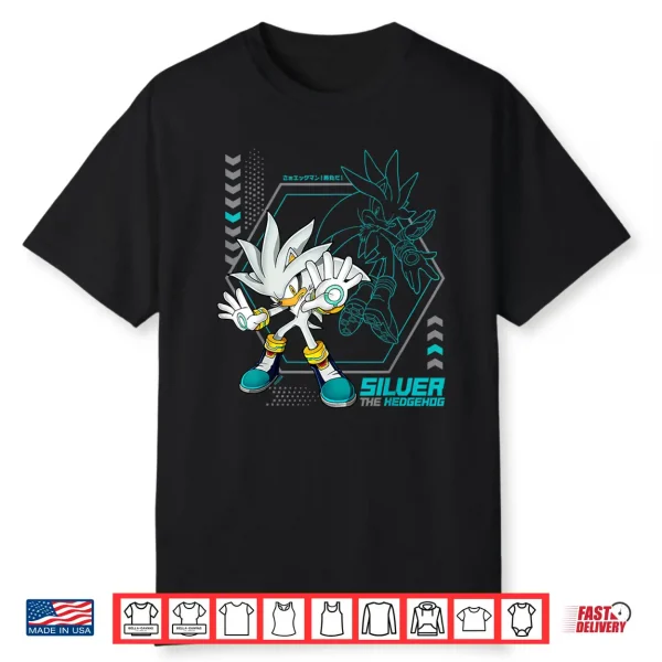 Sonic The Hedgehog Silver Future Force Psychic Power Shirt