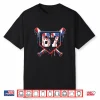 Summer Six Seven Baseball Dripping Red White Blue Usa Shirt
