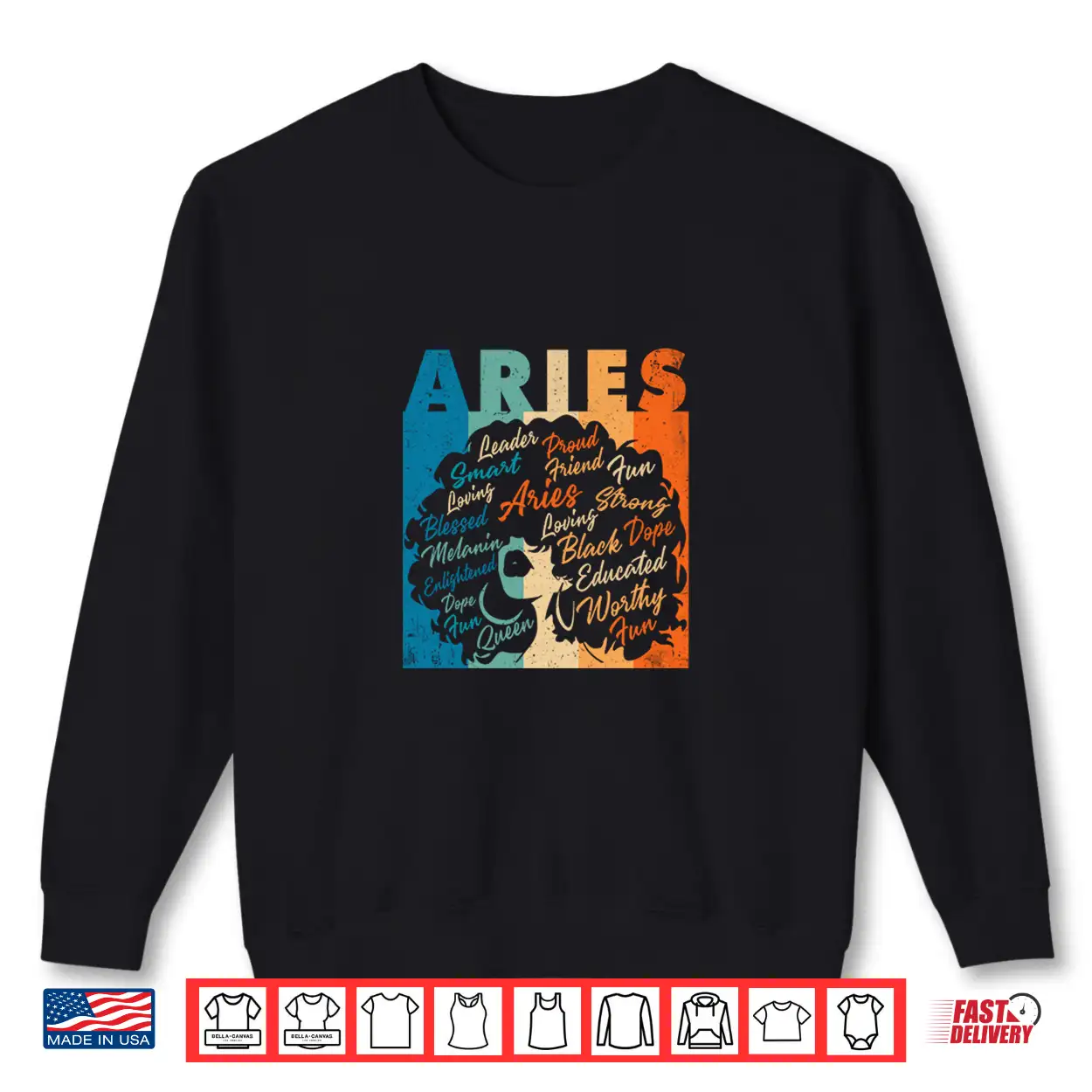 African American Women Zodiac Birthday Aries Girl Shirt African American Women Zodiac Birthday Aries Girl Shirt