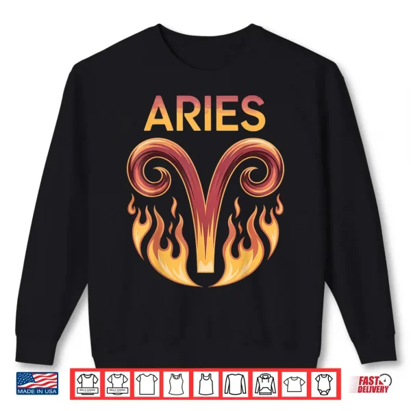 Aries Astrological Zodiac Constellation Ram Symbol Shirt 2 Sweatshirt Aries Astrological Zodiac Constellation Ram Symbol Shirt