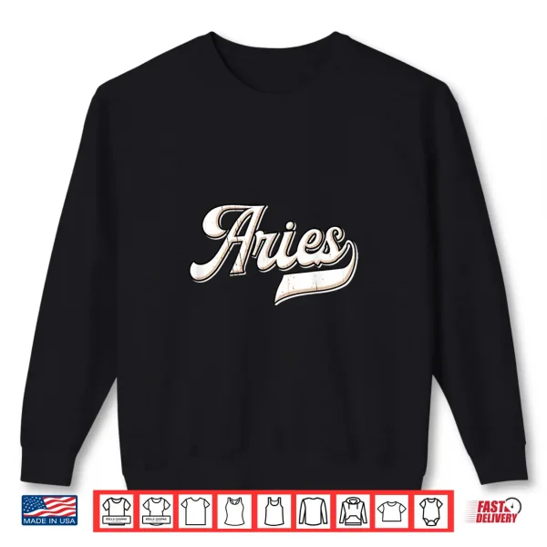 Sweatshirt Aries Astrology Zodiac Sign Aries Horoscope Aries Shirt