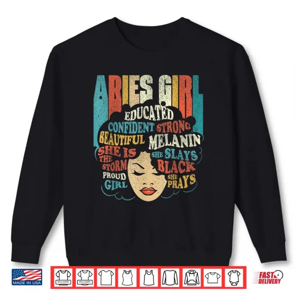 Aries Girl Astrology Zodiac Sign Horoscope Astrologer Shirt 2 Sweatshirt Aries Girl Astrology Zodiac Sign Horoscope Astrologer Shirt