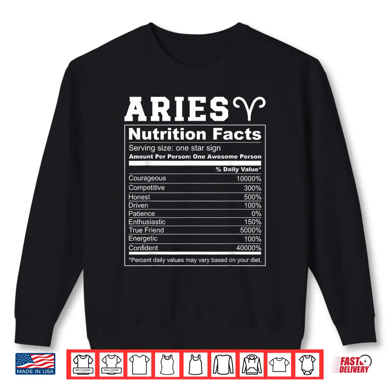 Aries Nutrition Facts Zodiac Sign Personality Aries Shirt Aries Nutrition Facts Zodiac Sign Personality Aries Shirt