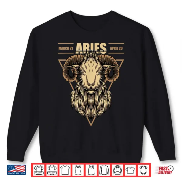 Aries Ram Zodiac Sign Symbol Astrology Dates Shirt Shirt 2 Sweatshirt Aries Ram Zodiac Sign Symbol Astrology Dates Shirt Shirt
