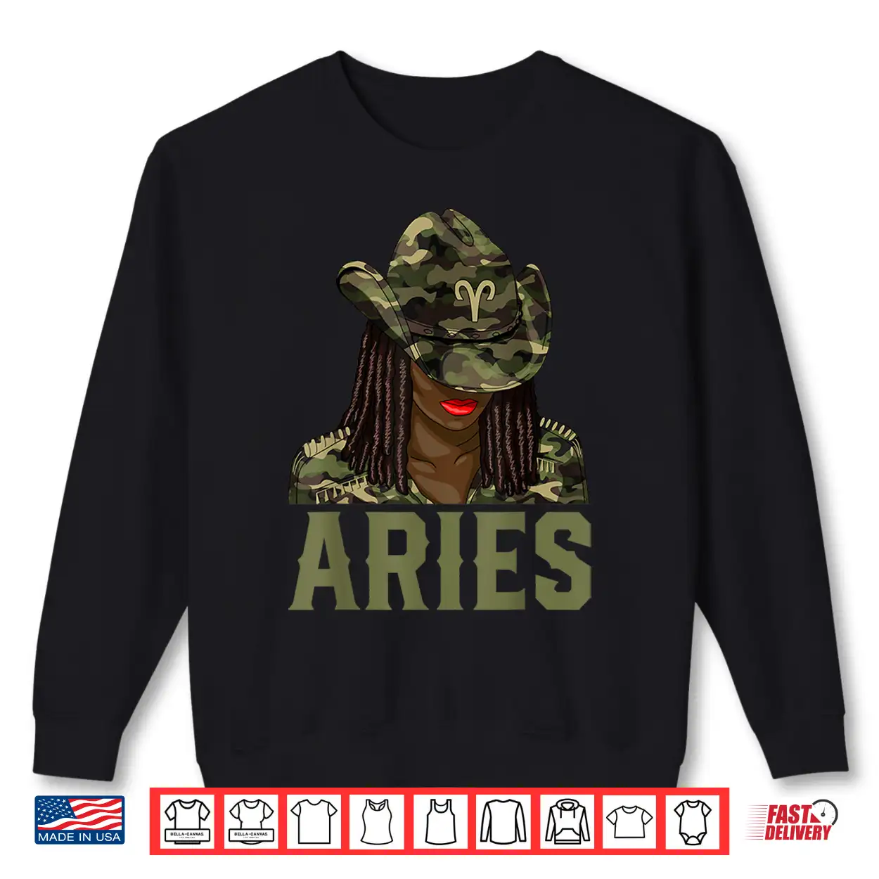 Aries Western Black Cowgirl Camo African American Zodiac Shirt Aries Western Black Cowgirl Camo African American Zodiac Shirt