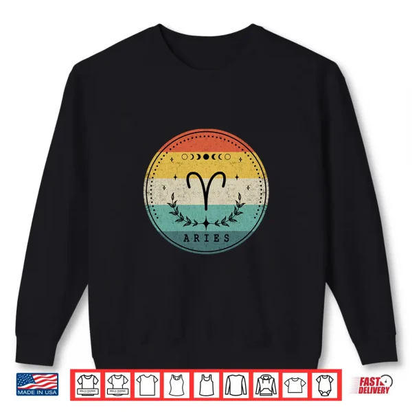 Sweatshirt Aries Zodiac Sign Horoscope Aries Birthday Present Aries Shirt
