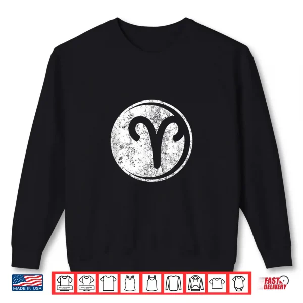 Aries Zodiac Sign March April Birthday Astrology Shirt 2 Sweatshirt Aries Zodiac Sign March April Birthday Astrology Shirt