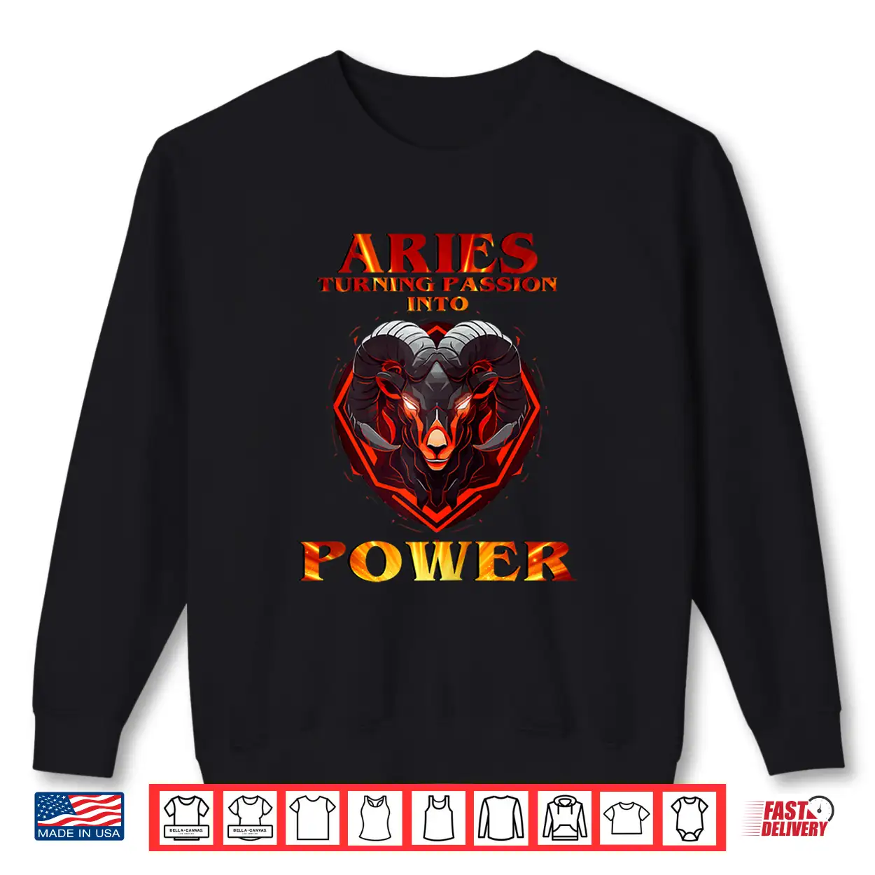 Aries Turning Passion Into Power Shirt Aries Turning Passion Into Power Shirt