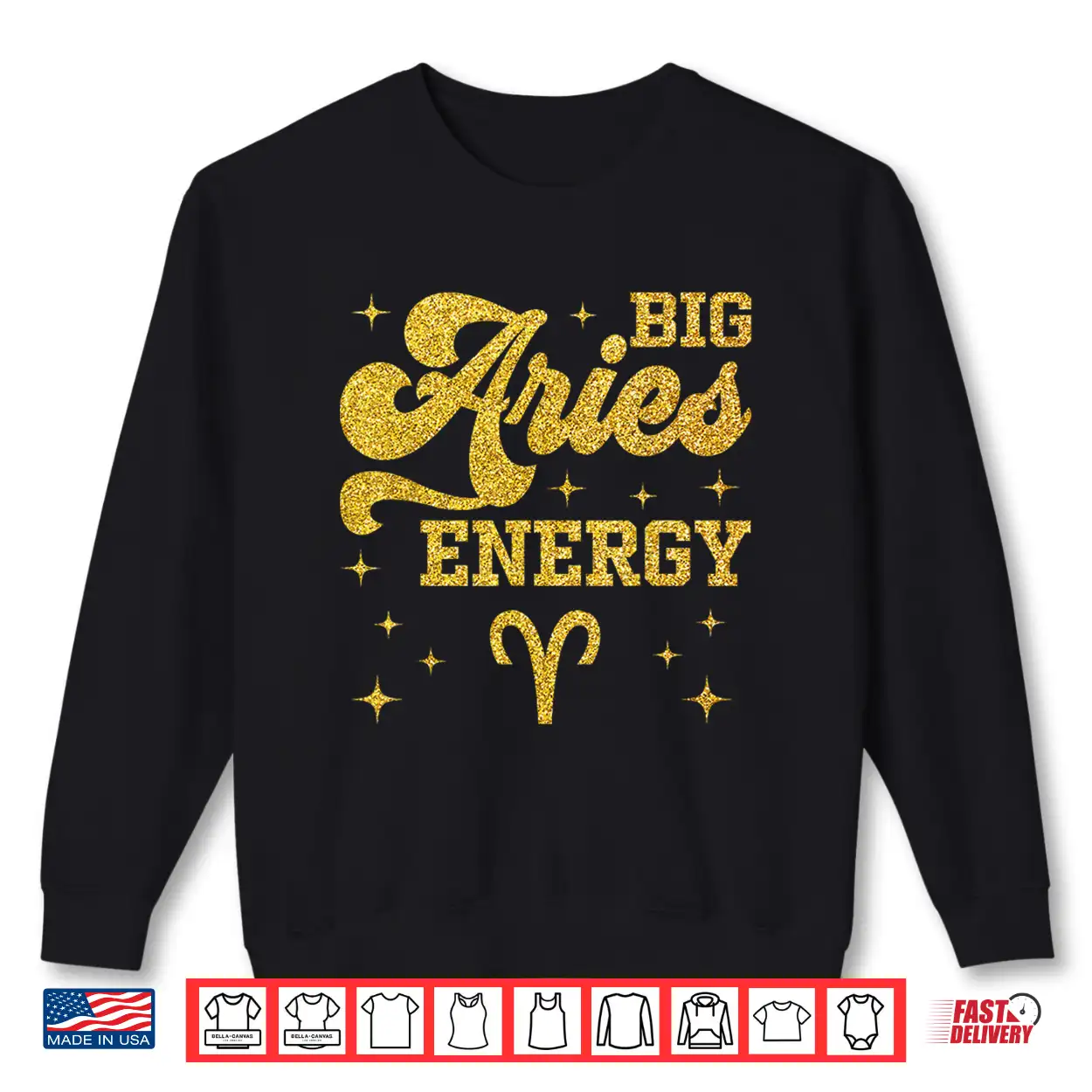 Big Aries Energy Men Women Zodiac Birthday Queen King Shirt Big Aries Energy Men Women Zodiac Birthday Queen King Shirt