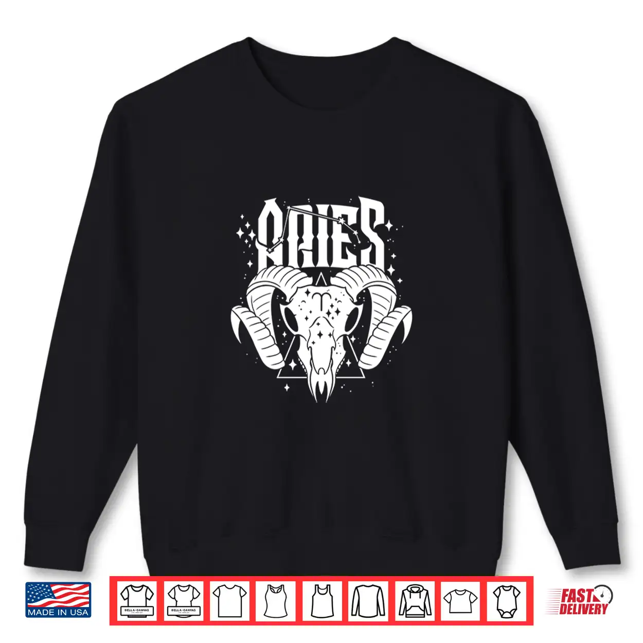 Blackcraft Zodiac Signs Aries Skull Constellation Fire Witch Shirt Blackcraft Zodiac Signs Aries Skull Constellation Fire Witch Shirt