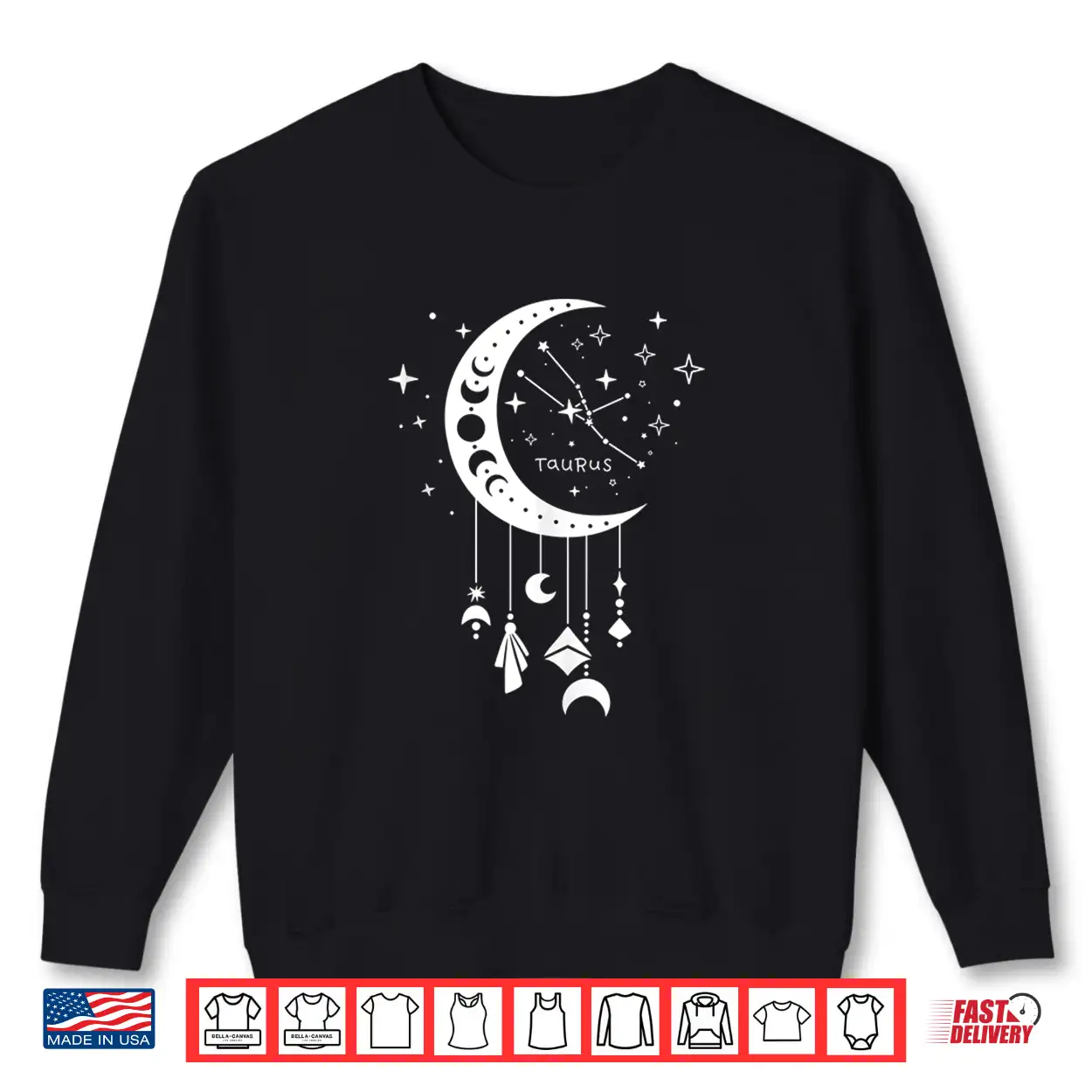 Celestial Moon Taurus Girl Horoscope Star Sign Zodiac Shirt Celestial Moon Taurus Girl Horoscope Star Sign Zodiac Shirt