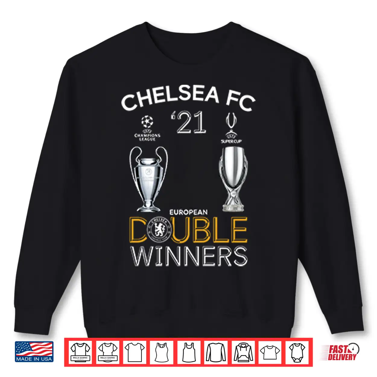 Chelsea 2021 Double Winners Champions League Super Cup Shirt Chelsea 2021 Double Winners Champions League Super Cup Shirt