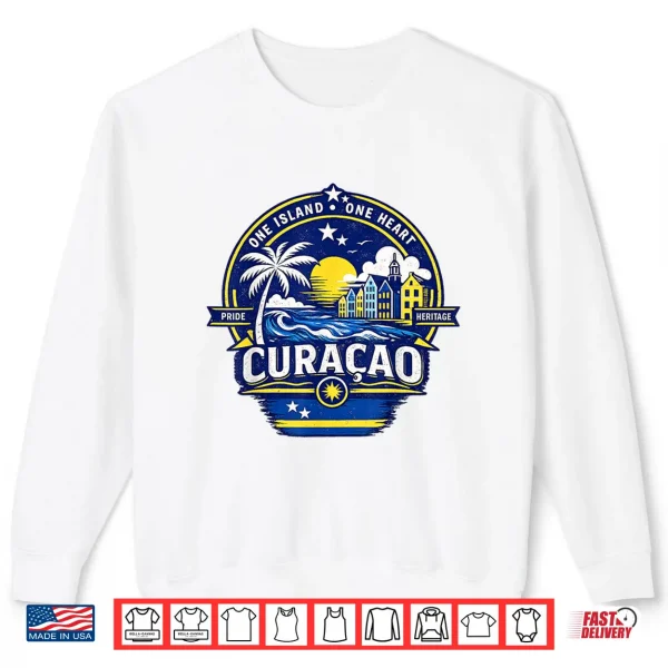 Curacao Island Pride Heritage Souvenir Caribbean Flag Shirt 2 Sweatshirt Curacao Island Pride Heritage Souvenir Caribbean Flag Shirt