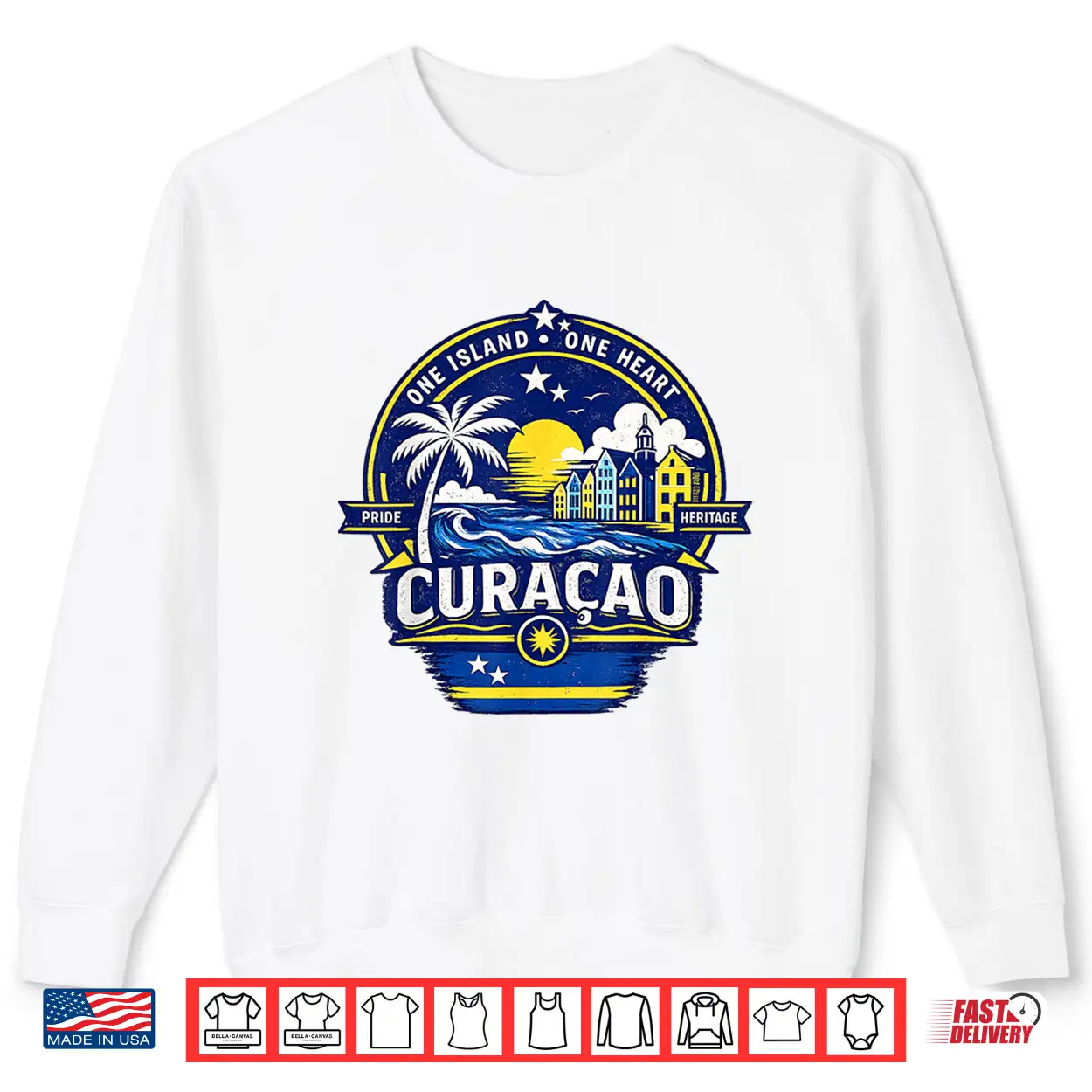 Curacao Island Pride Heritage Souvenir Caribbean Flag Shirt Curacao Island Pride Heritage Souvenir Caribbean Flag Shirt
