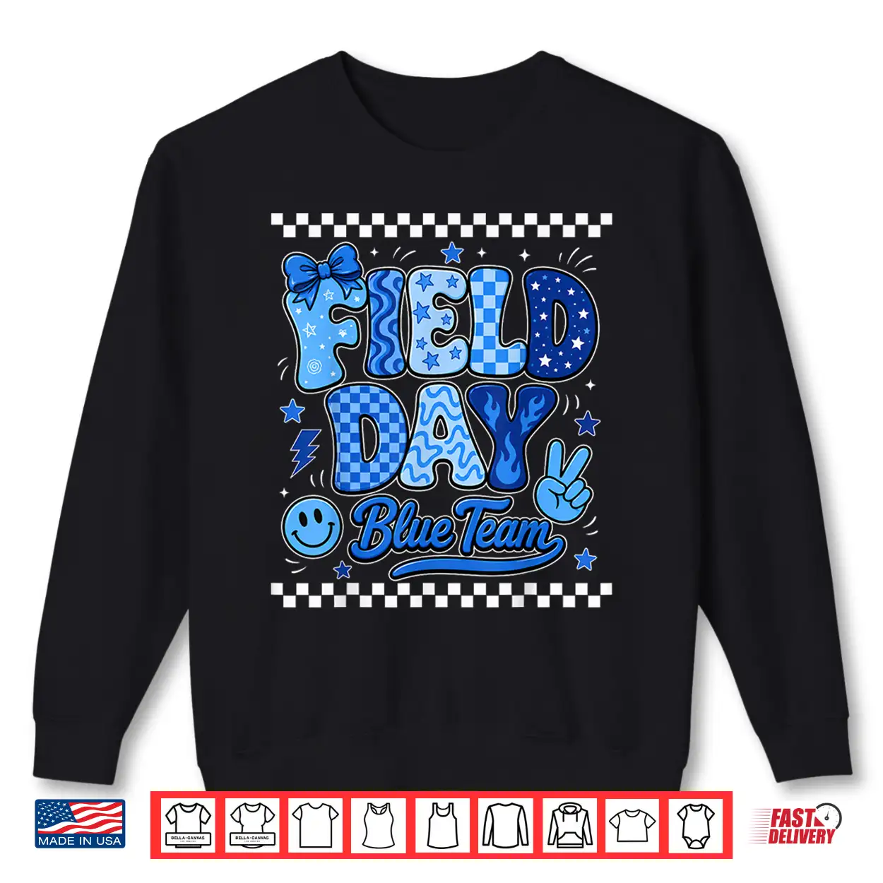 Field Day Shirts Blue Team Teachers Student Kids Fun Day Shirt Field Day Shirts Blue Team Teachers Student Kids Fun Day Shirt