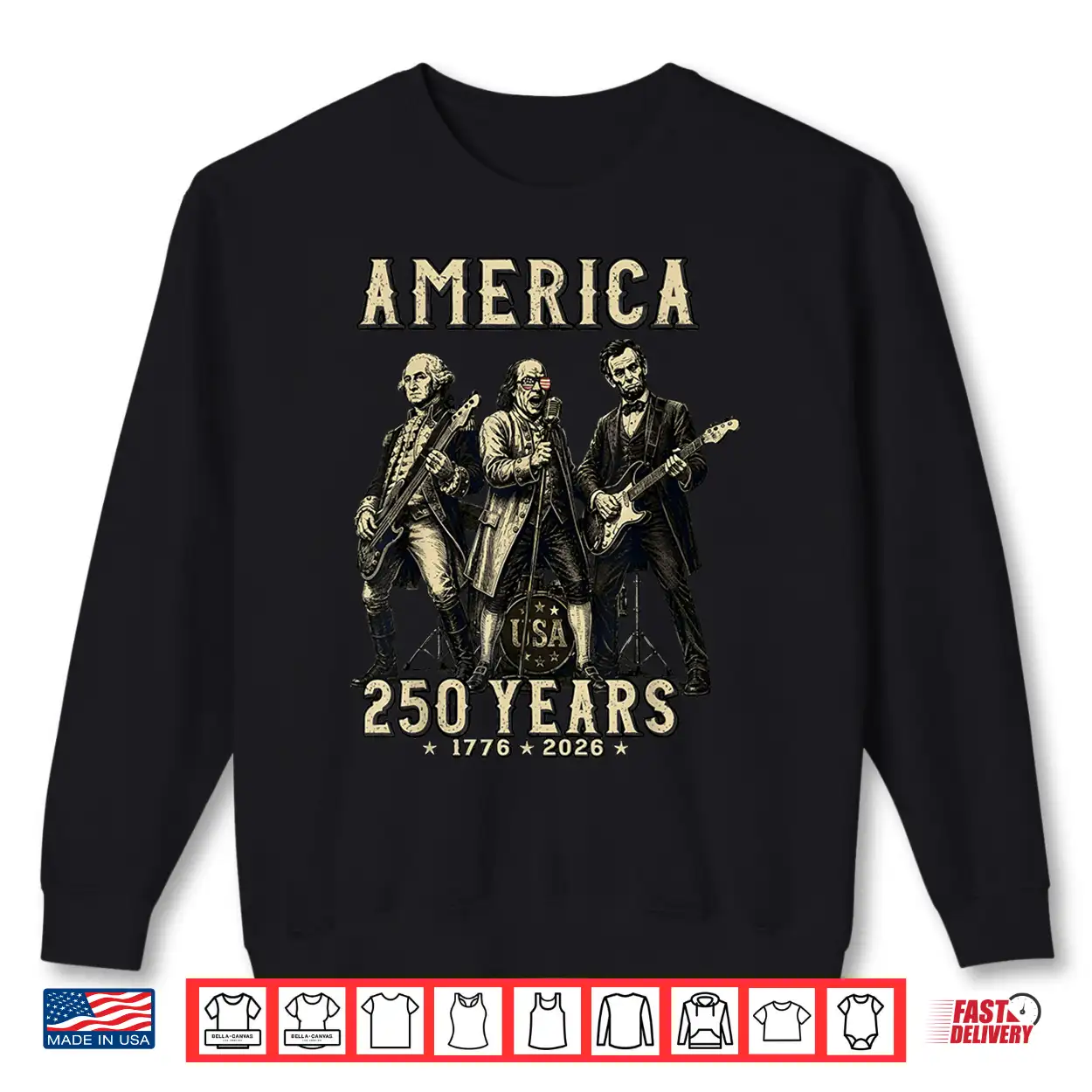 Franklin’S Founding Fathers Band 250 Years Usa Shirt Franklin’S Founding Fathers Band 250 Years Usa Shirt