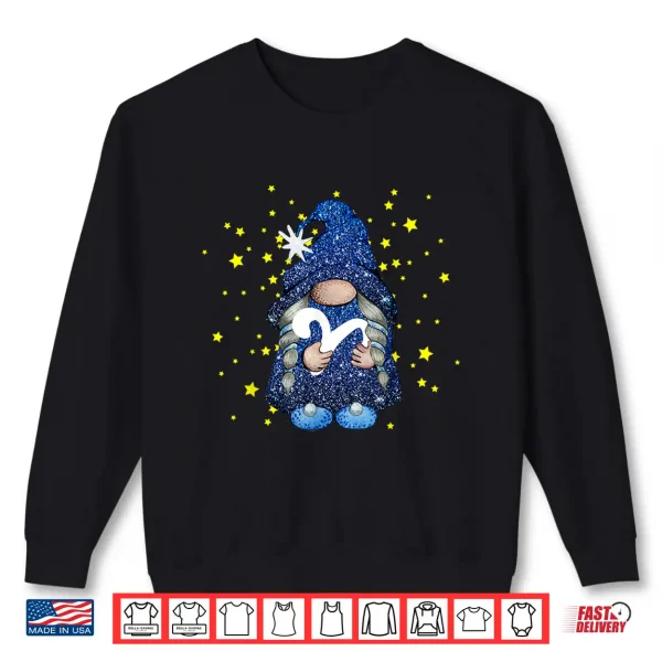 Sweatshirt Gnome Zodiac Aries Astrology Constellation Shirt