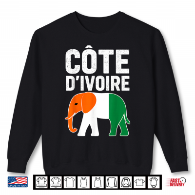 Ivory Coast Ivorians Côte D'Ivoire Flag Pride Men Women Kids Shirt 2 Sweatshirt Ivory Coast Ivorians Cote DIvoire Flag Pride Men Women Kids Shirt 1