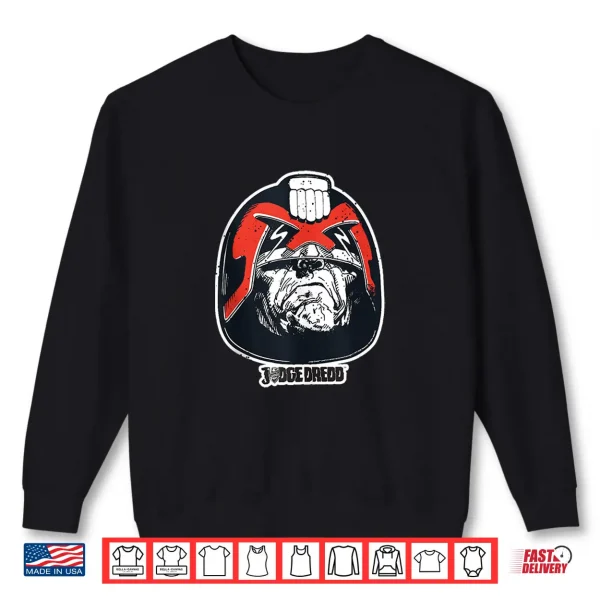 Judge Dredd Classic Helmet 2000 Ad Retro Comic Shirt 2 Sweatshirt Judge Dredd Classic Helmet 2000 AD Retro Comic Shirt