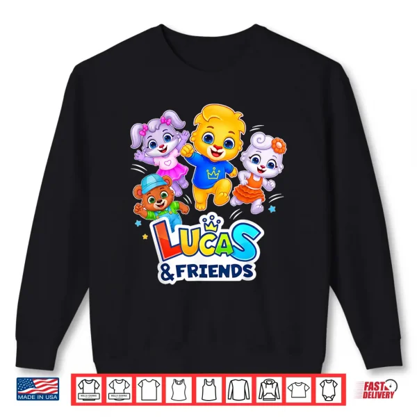 Kids Favorite Cartoon Characters Lucas & Friends Official Shirt 2 Sweatshirt Kids Favorite Cartoon Characters Lucas Friends Official Shirt