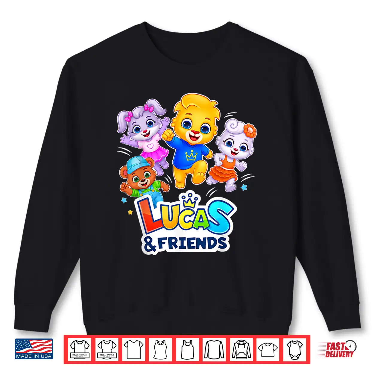 Kids Favorite Cartoon Characters Lucas & Friends Official Shirt Kids Favorite Cartoon Characters Lucas & Friends Official Shirt