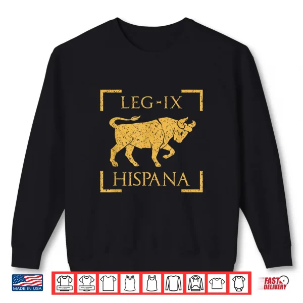 Sweatshirt Legio IX Hispana Taurus Emblem Roman Legion Shirt
