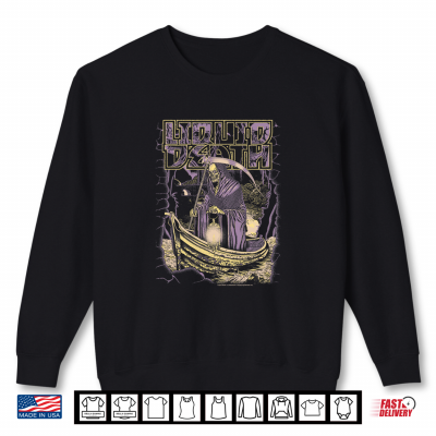 Sweatshirt Liquid Death River Styx Reaper Scene Heavy Metal Water Premium Tri Blend Shirt 1