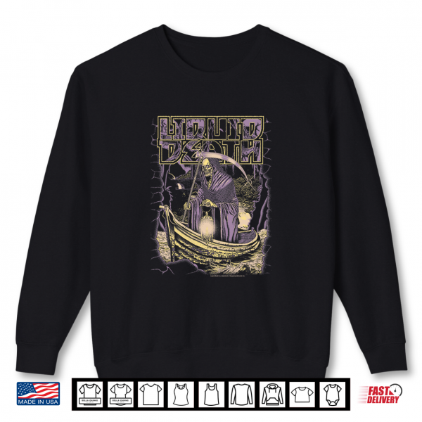 Sweatshirt Liquid Death River Styx Reaper Scene Heavy Metal Water Premium Tri Blend Shirt