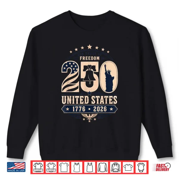 Patriotic Vintage 250Th Anniversary Usa 250 Year 4Th Of July Shirt 2 Sweatshirt Patriotic Vintage 250th Anniversary USA 250 Year 4th of July Shirt