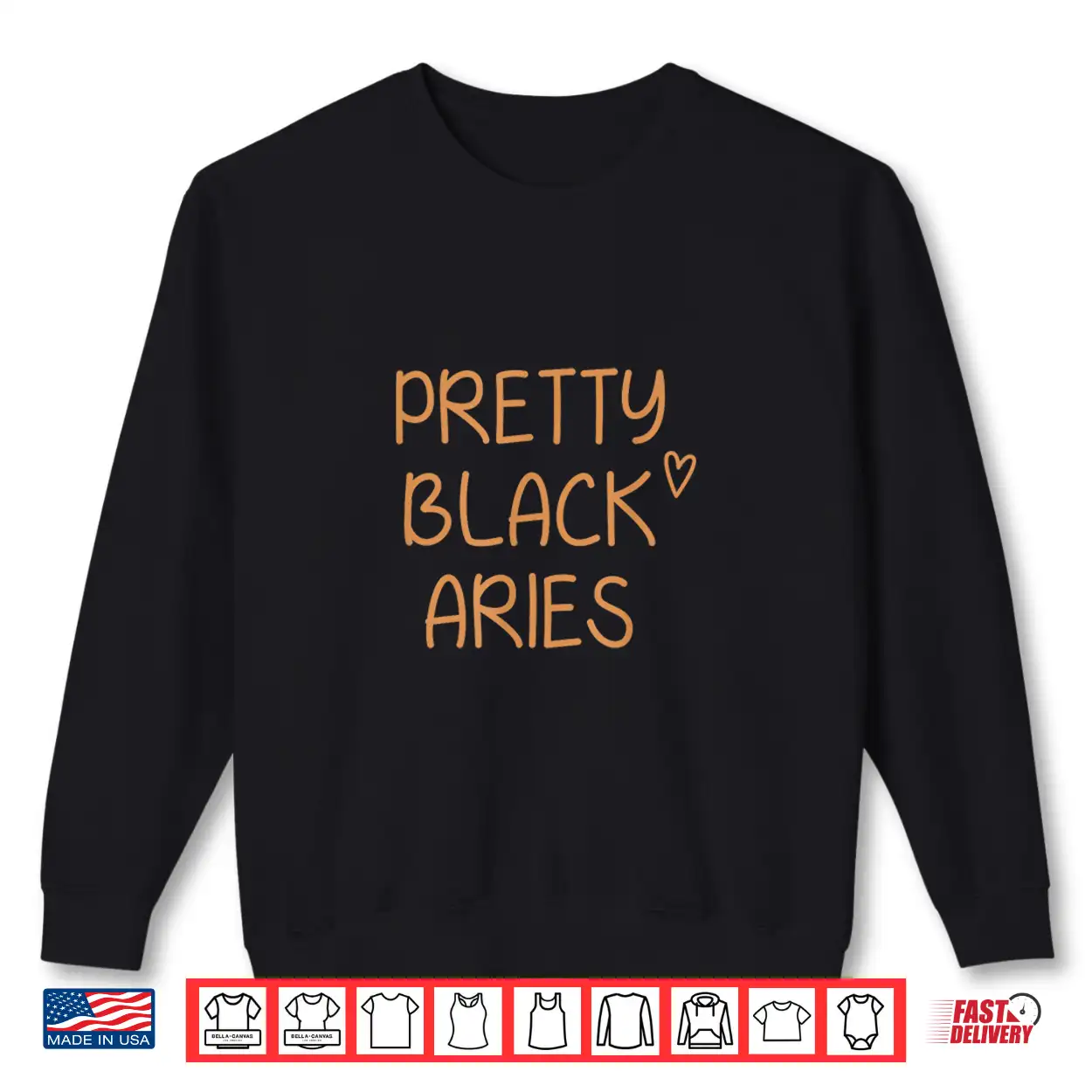 Pretty Black Aries Birthday African American Gift Shirt Pretty Black Aries Birthday African American Gift Shirt
