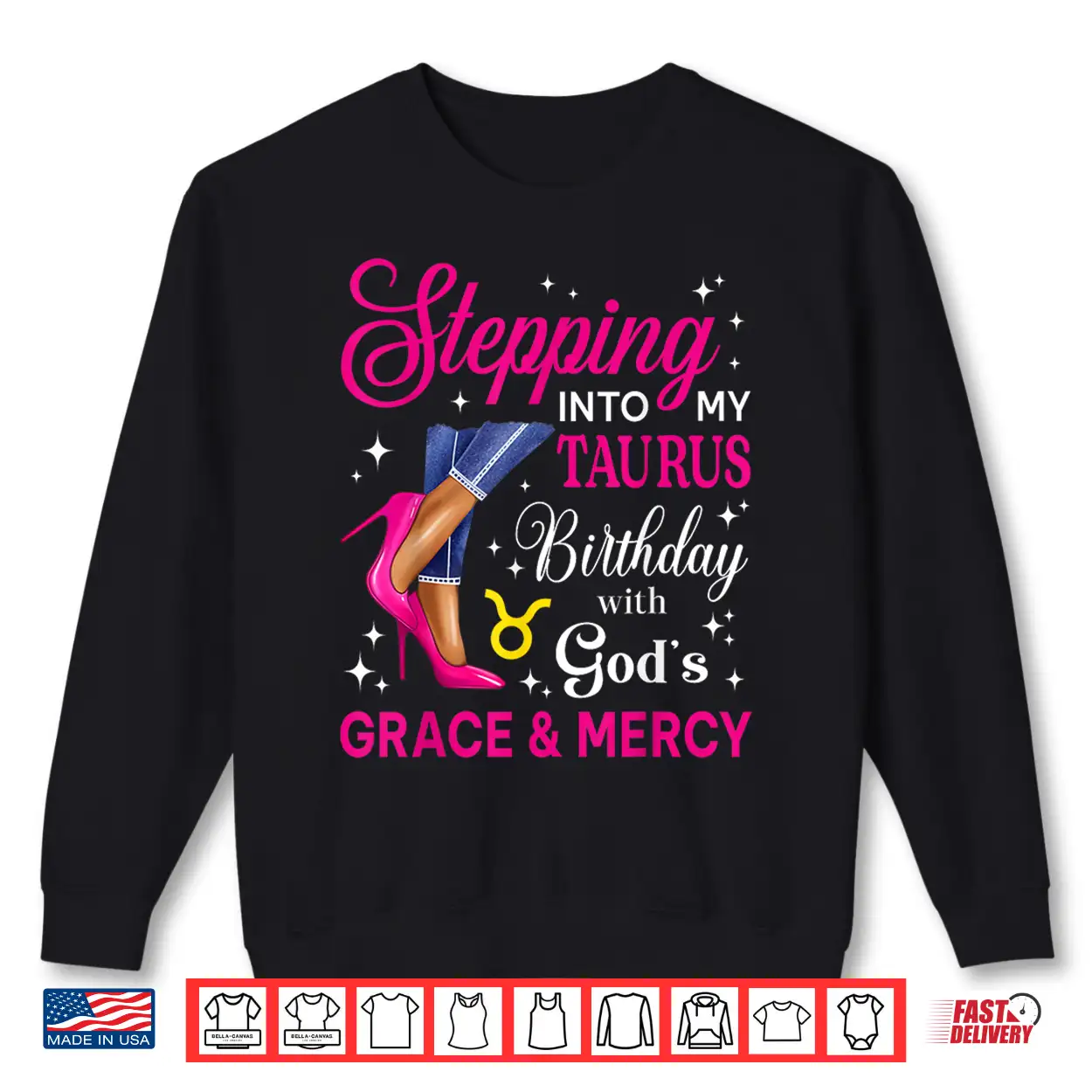 Stepping Into Taurus Birthday Queen High Heels Zodiac Shirt Stepping Into Taurus Birthday Queen High Heels Zodiac Shirt