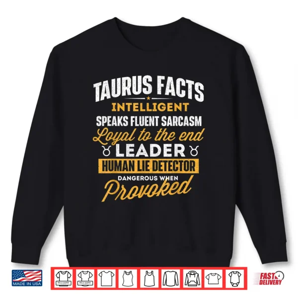 Taurus Facts Astrology Astrologer Horoscope Zodiac Sign Shirt 2 Sweatshirt Taurus Facts Astrology Astrologer Horoscope Zodiac Sign Shirt