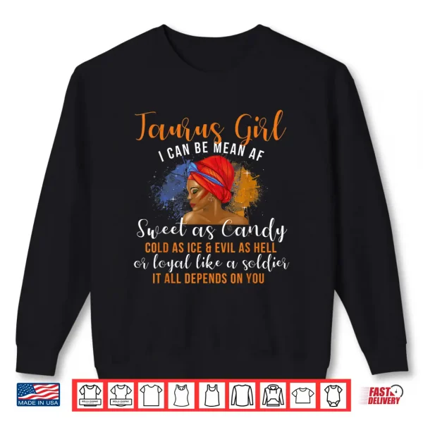 Sweatshirt Taurus Girl Zodiac Sign Astrologer Astrology Symbol Shirt