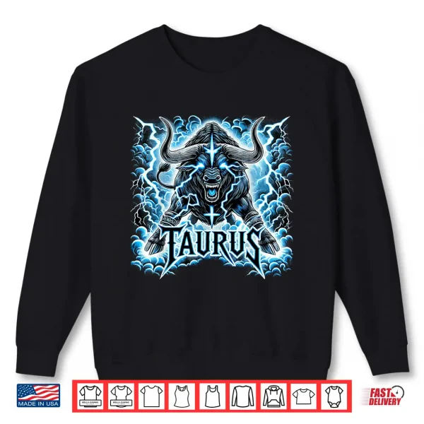 Sweatshirt Taurus Heavy Metal Zodiac Shirt