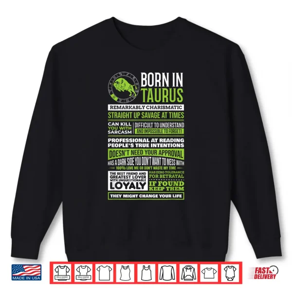 Taurus Horoscope Lover Zodiac Astrological Sign Funny Gift Shirt 2 Sweatshirt Taurus Horoscope Lover Zodiac Astrological Sign Funny Gift Shirt