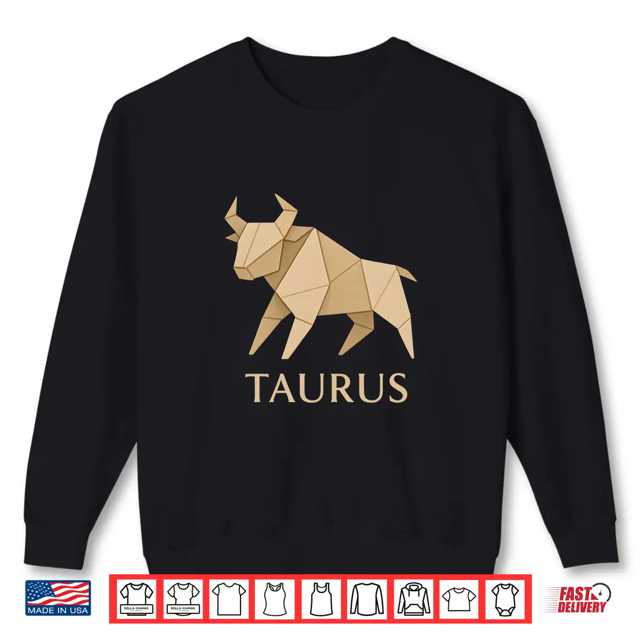 Taurus Origami Zodiac Graphic Shirt Taurus Origami Zodiac Graphic Shirt