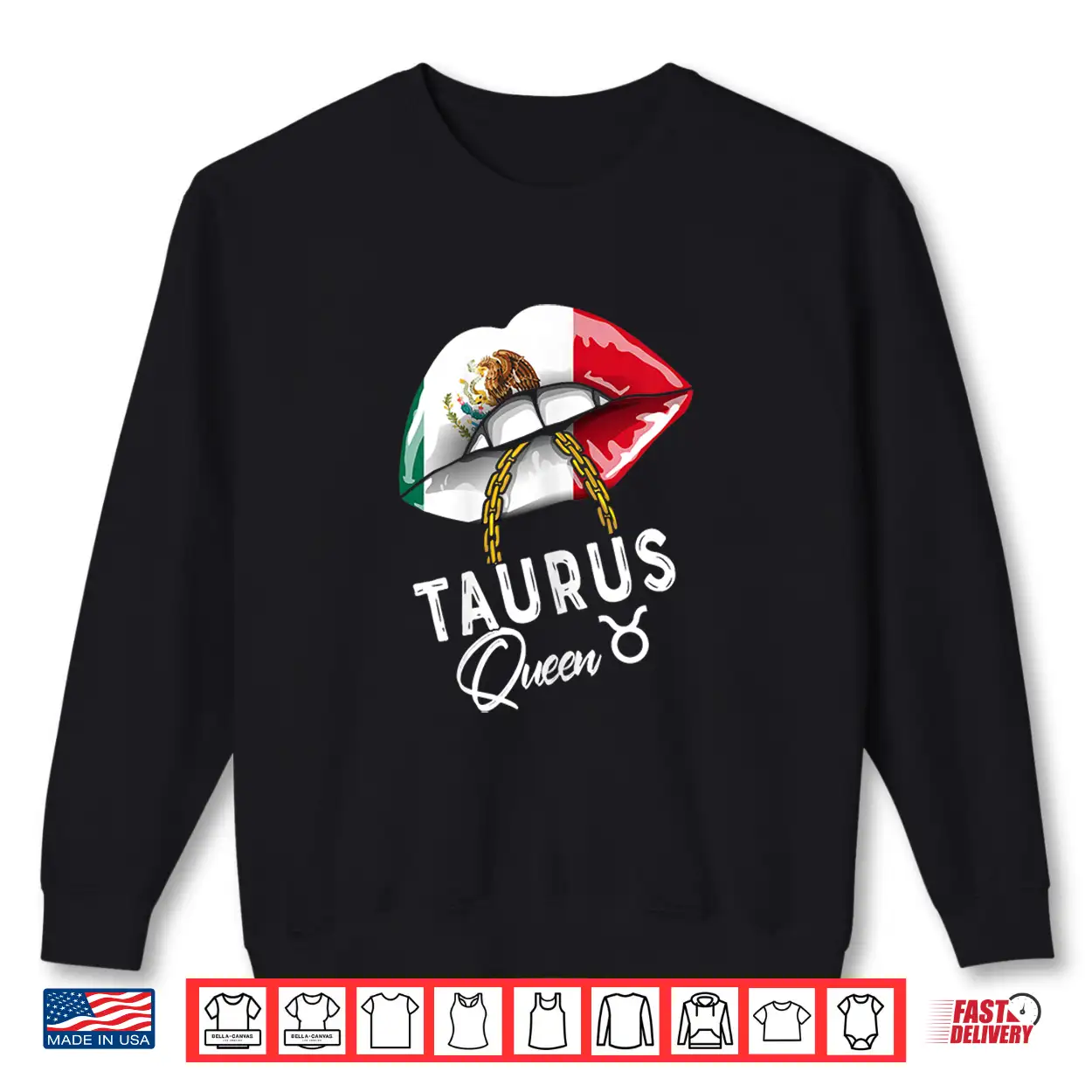 Taurus Queen Mexican Patriotic Lips Sexy Zodiac Shirt Taurus Queen Mexican Patriotic Lips Sexy Zodiac Shirt
