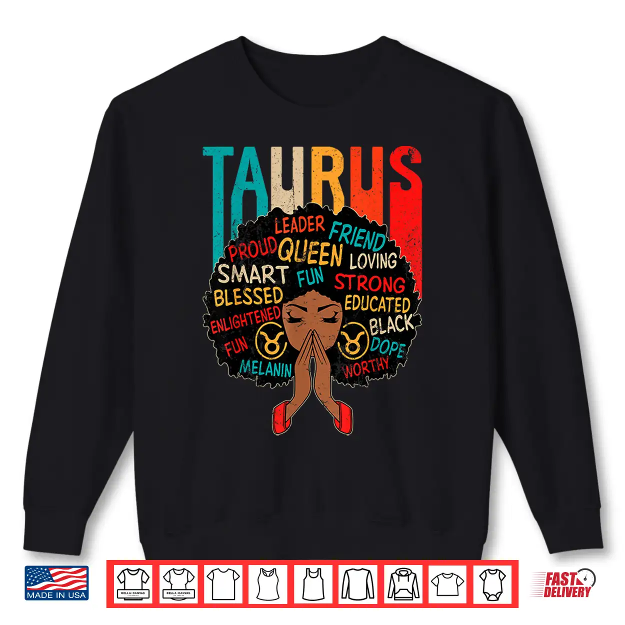 Taurus Queen Retro Afro Black Women Zodiac Sign Shirt Taurus Queen Retro Afro Black Women Zodiac Sign Shirt
