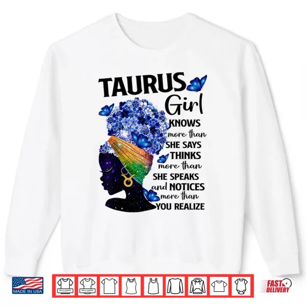 Taurus Queen Sweet As Candy Birthday Gift For Black Women Shirt 2 Sweatshirt Taurus Queen Sweet As Candy Birthday Gift For Black Women Shirt