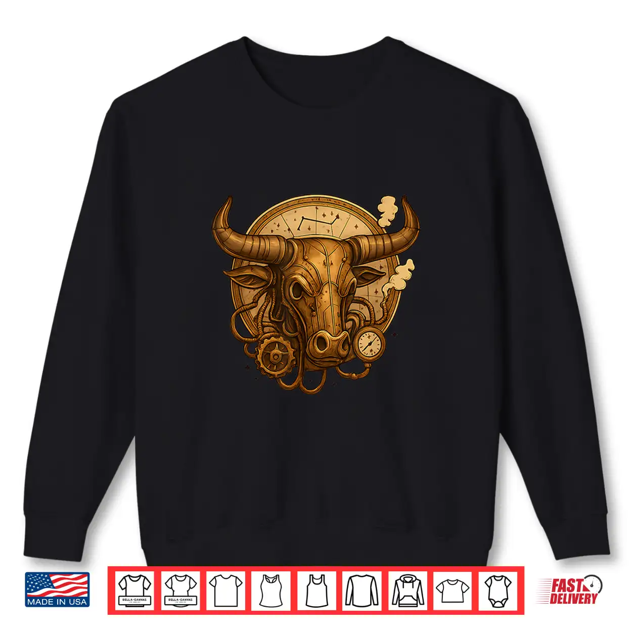 Taurus Steampunk Zodiac Bull Gear Shirt Taurus Steampunk Zodiac Bull Gear Shirt