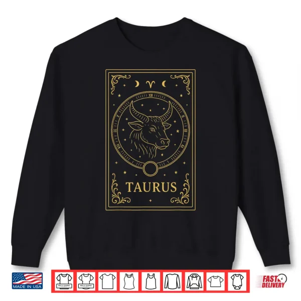 Sweatshirt Taurus Tarot Card Shirt