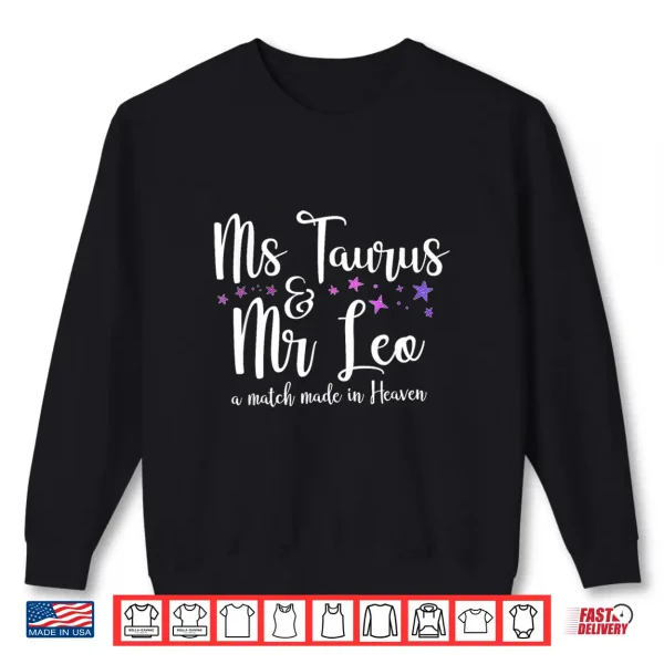 Taurus Wife Leo Husband Shirt 2 Sweatshirt Taurus Wife Leo Husband Shirt