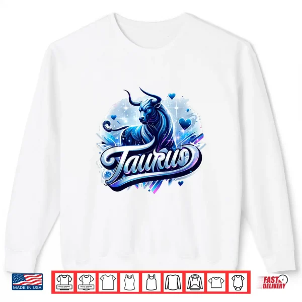 Sweatshirt Taurus Zodiac Symbol Horoscope Astrology Birthday Shirt