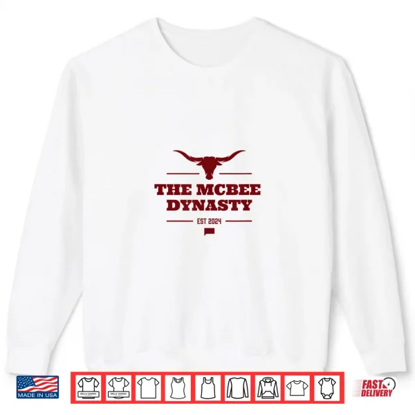The Mcbee Dynasty Est 2024 Officially Licensed Shirt 2 Sweatshirt The McBee Dynasty EST 2024 Officially Licensed Shirt