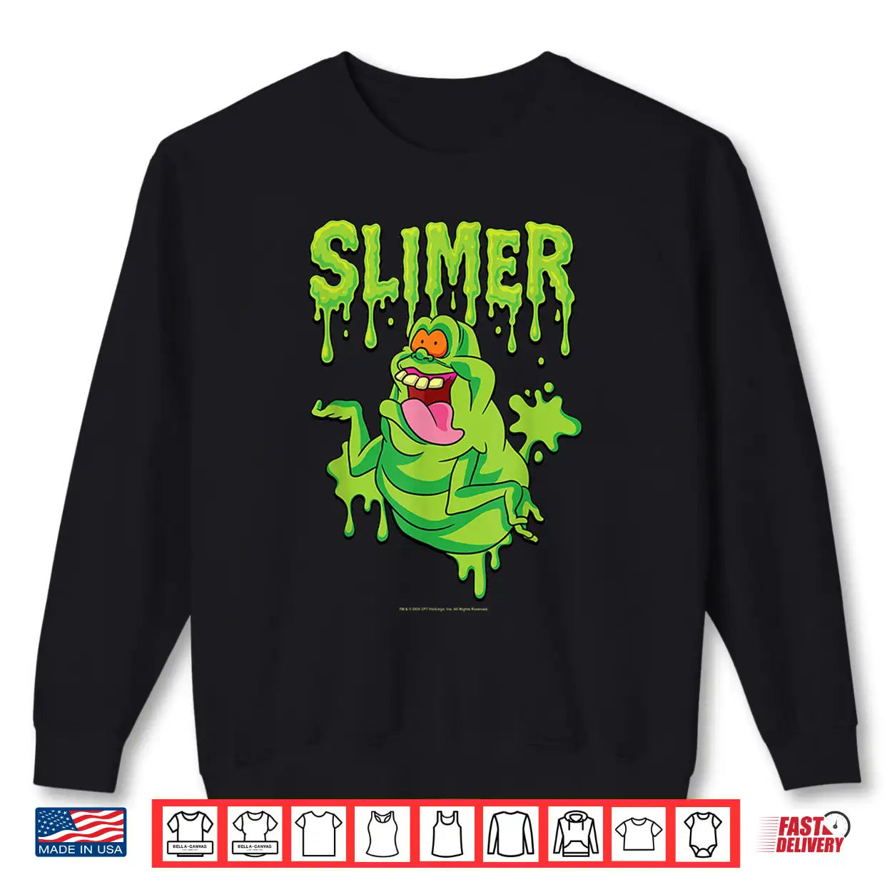 The Real Ghostbusters Ecto Green Slimer Retro 80’S Cartoon Shirt The Real Ghostbusters Ecto Green Slimer Retro 80’S Cartoon Shirt