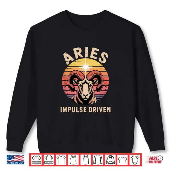 Vintage Aries Horoscope Astrology And Zodiac Clothing Shirt 2 Sweatshirt Vintage Aries Horoscope Astrology and Zodiac Clothing Shirt