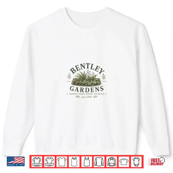 Vintage Shade Garden Design Hosta & Fern Botanical Artwork Shirt 2 Sweatshirt Vintage Shade Garden Design Hosta Fern Botanical Artwork Shirt