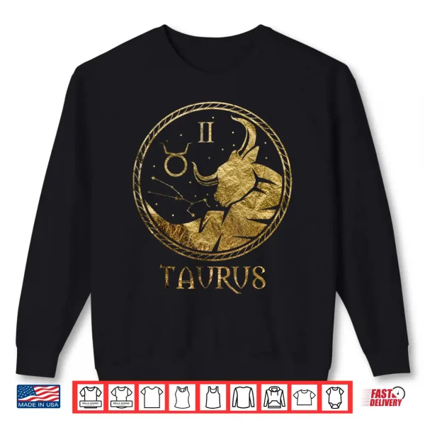 Vintage Taurus Symbol Zodiac Sign April May Birthday Shirt 2 Sweatshirt Vintage Taurus Symbol Zodiac Sign April May Birthday Shirt