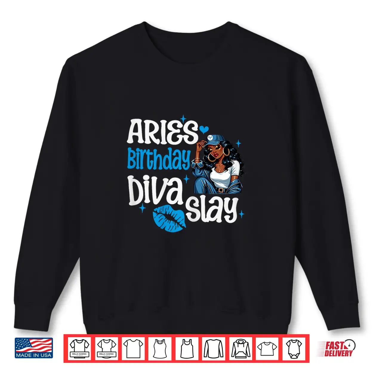 Womens Aries Girl Melanin Queen April Woman March Birthday Diva Shirt Womens Aries Girl Melanin Queen April Woman March Birthday Diva Shirt