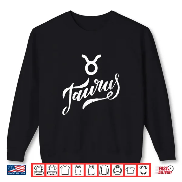 Sweatshirt Womens Taurus Taurus Zodiac Sign Zodiac Sign Shirt